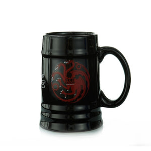 600ML Game of Thrones coffee mugs tea cups and mugs winter is coming fire and blood cool mark large capacity drinkware