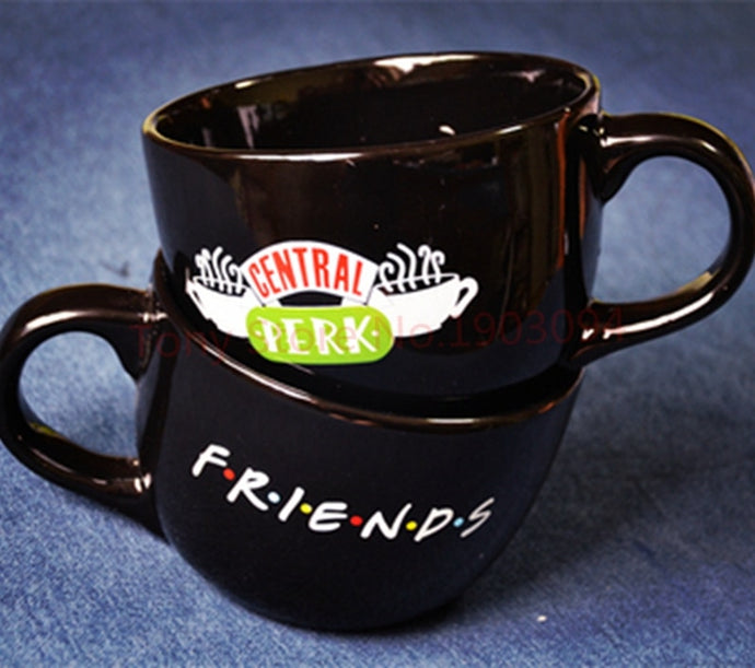 New Black  Red Friends TV Show Series Central Perk Coffee Time Ceramic Coffee Tea Cup Mug