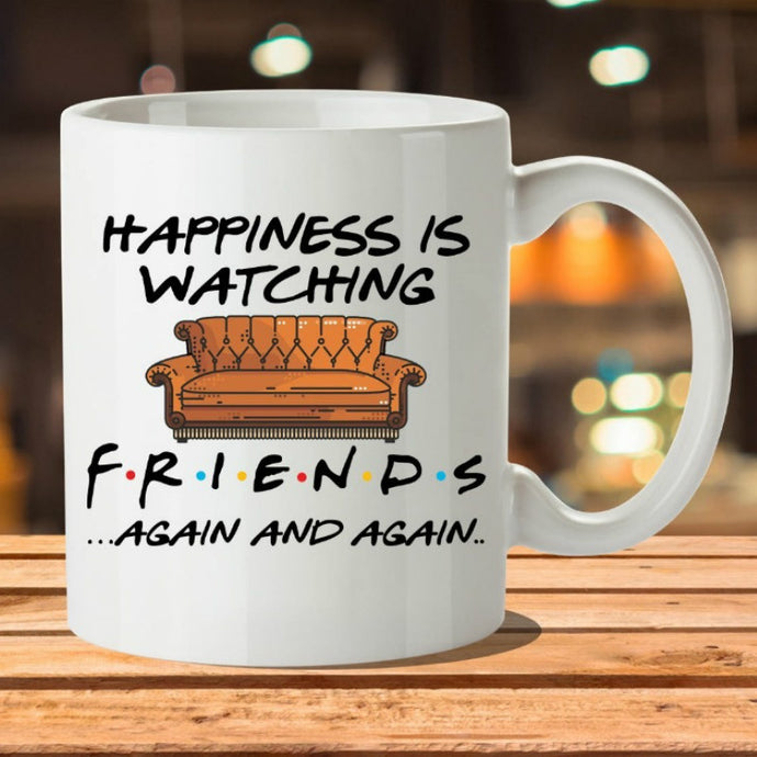 Whitelf Tv Shows Friends Mugs Travel Beer Cup Porcelain Coffee Mug Tea Cup with Stirring Spoon